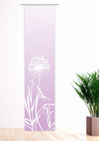 Flächenvorhang von gardinen-for-life.de, Digitaldruck  Flächenvorhang Allium 24 flieder